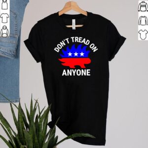 Libertarian Porcupine dont tread on anyone shirt