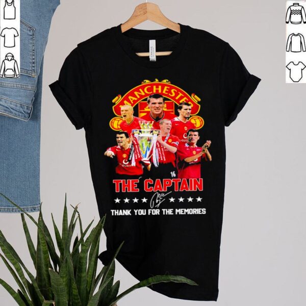 Manchester The Captain Signature Thank You For The Memories Shirt