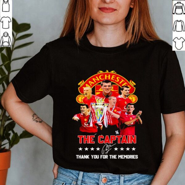 Manchester The Captain Signature Thank You For The Memories Shirt