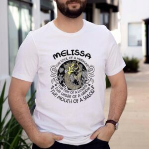 Melissa the soul of a mermaid the fire of a lioness the heart of a hippie shirt