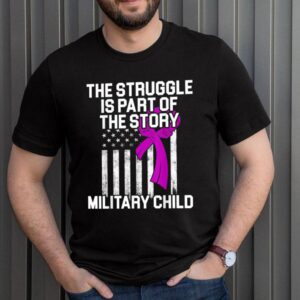 Military Child Month Purple Up Story shirt