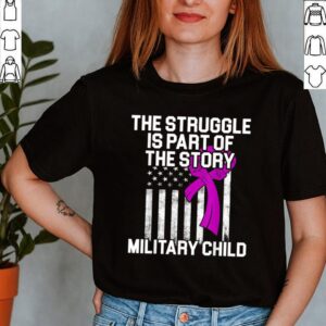 Military Child Month Purple Up Story shirt