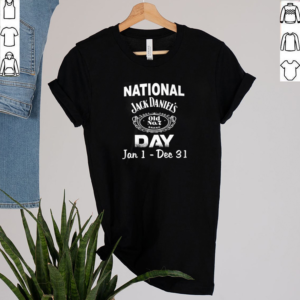 National Jack Daniels old No. 7 brand day Jan 1 Dec 31 shirt