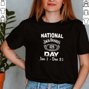 National Jack Daniels old No. 7 brand day Jan 1 Dec 31 shirt