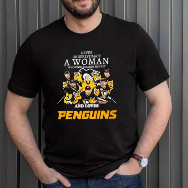 Never underestimate a woman who understands hockey and loves Penguins hoodie, sweater, longsleeve, shirt v-neck, t-shirt