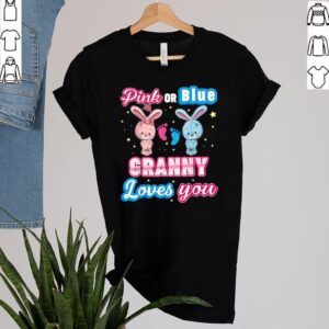 Pink Or Blue Granny Loves You Gender Reveal Baby Mother Day Shirt 2 Shirt, hoodie, sweater, long sleeve and tank top