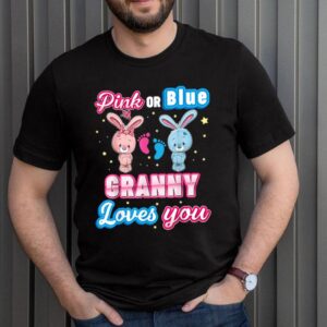 Pink Or Blue Granny Loves You Gender Reveal Baby Mother Day Shirt 3 Shirt, hoodie, sweater, long sleeve and tank top