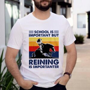 School is important but racing is importanter vintage shirt