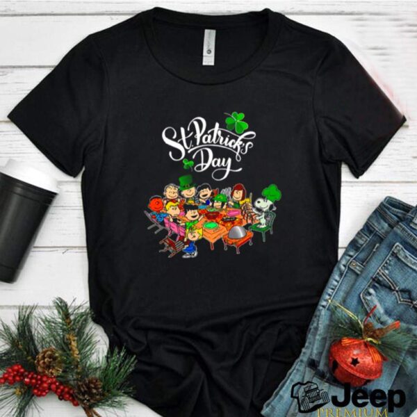 Snoopy And The Peanut Movie Party Happy St Patricks Day hoodie, sweater, longsleeve, shirt v-neck, t-shirt 2