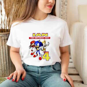 Sonic Ian the birthday boy shirt