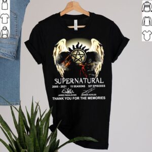 Thank You For The Memories The Supernatural 2005 2021 15 Seasons 327 Episodes Signatures shirt