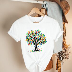 Tree Of Life Autism AwarTree Of Life Autism Awareness Month ASD Supporter Shirteness Month ASD Supporter Shirt