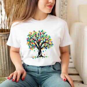 Tree Of Life Autism AwarTree Of Life Autism Awareness Month ASD Supporter Shirteness Month ASD Supporter Shirt