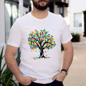 Tree Of Life Autism AwarTree Of Life Autism Awareness Month ASD Supporter Shirteness Month ASD Supporter Shirt