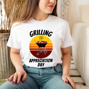 Vintage Grilling AppreciaVintage Grilling Appreciation Day BBQ Meat Shirttion Day BBQ Meat Shirt