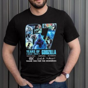 67 years 1954 2021 godzilla tomoyuki tanaka ishiro honda eiji tsubaraya thank you for the memories hoodie, sweater, longsleeve, shirt v-neck, t-shirt 3 Shirt, hoodie, sweater, long sleeve and tank top