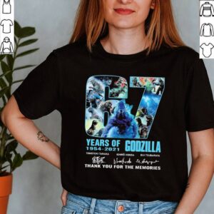 67 years 1954 2021 godzilla tomoyuki tanaka ishiro honda eiji tsubaraya thank you for the memories shirt