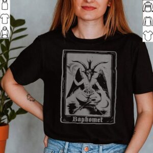 Baphomet Shirt Occult 666 Tarot Card Satanic Dark Art Evil shirt