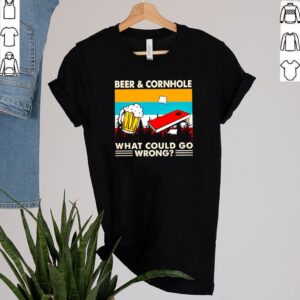 Beer and cornhole what could go wrong vintage hoodie, sweater, longsleeve, shirt v-neck, t-shirt