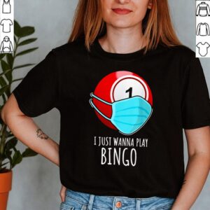 Bingo I just wanna play Bingo face mask shirt