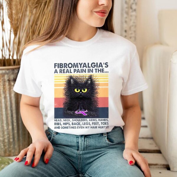 Cat FibromyaIgias a real pain in the head neck shoulders hoodie, sweater, longsleeve, shirt v-neck, t-shirt