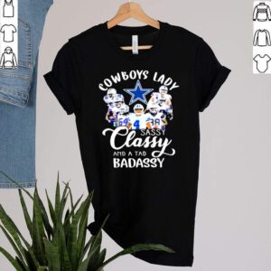 Cowboys Lady Sassy Classy And A tad Badassy Shirt 1