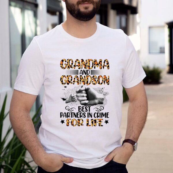 Grandma and grandson best partners in crime for life hoodie, sweater, longsleeve, shirt v-neck, t-shirt