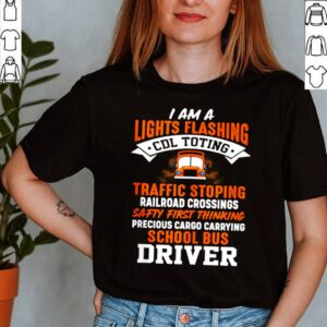 Lights Flashing School Bus Driver shirt