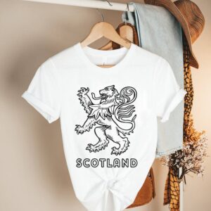 Scottish Rampant Lion Scotland Rugby Football Langarmshirt Shirt