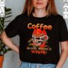 Skull Glasses Coffee Because Murder Is Wrong hoodie, sweater, longsleeve, shirt v-neck, t-shirt