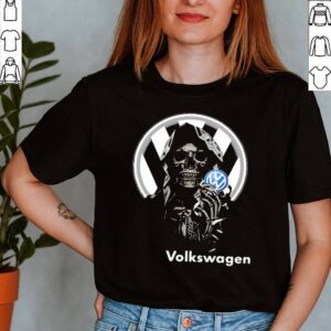 Skull Holding Volkswagen Logo Shirt 2