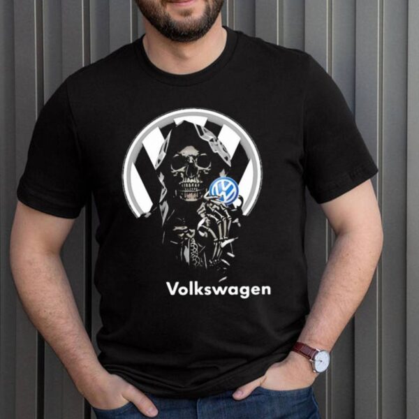 Skull Holding Volkswagen Logo Shirt