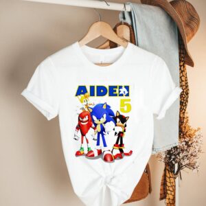 Sonic Aiden birthday shirt