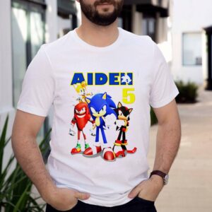 Sonic Aiden birthday shirt