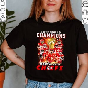 Super bowl LIV champions Kansas City Chiefs signature shirt