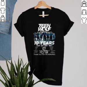 Teen Wolf 10 years 2011 2021 thank you for the memories signature shirt