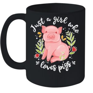Just a girl who loves pigs shirt 2 Just a girl who loves pigs shirt