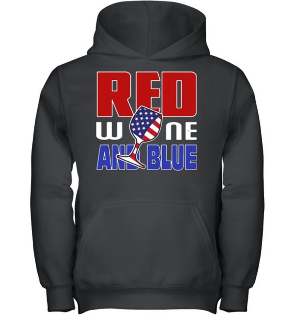 American red wine and blue hoodie, sweater, longsleeve, shirt v-neck, t-shirt