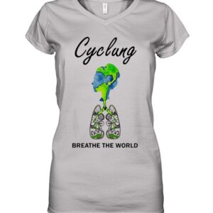 Cyclung breathe the world earth day hoodie, sweater, longsleeve, shirt v-neck, t-shirt
