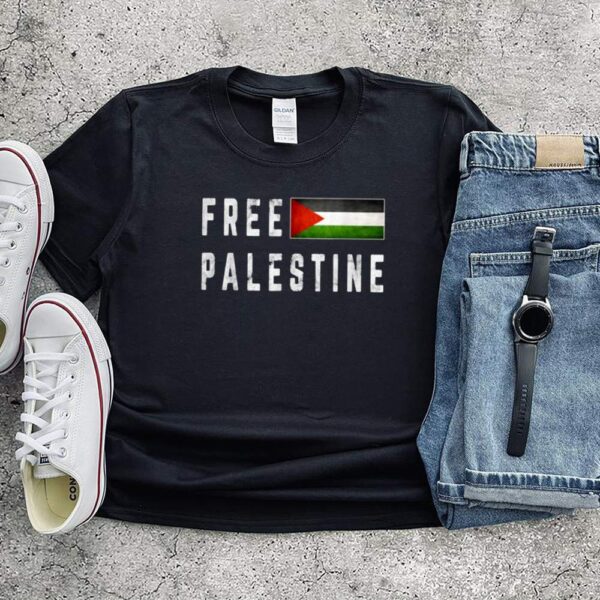 Free Gaza Palestine Flag Shirt