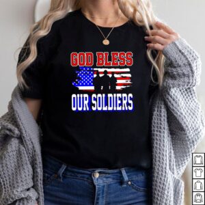 God bless our soldiers American flag hoodie, sweater, longsleeve, shirt v-neck, t-shirt 2
