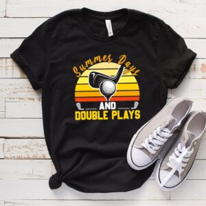 Golf Summer Days And Double Plays Vintage Shirt