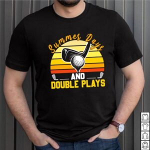 Golf Summer Days And Double Plays Vintage Shirt