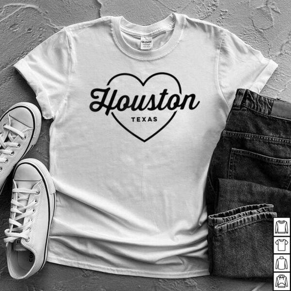 Houston Texas Love Heart Retro Script Travel America hoodie, sweater, longsleeve, shirt v-neck, t-shirt