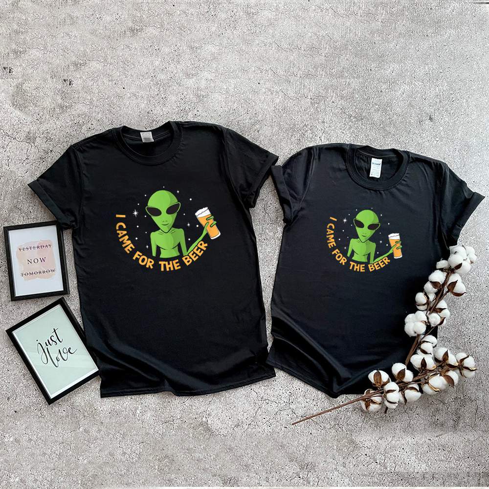 I Came For The Beer Aliens shirt 5 I Came For The Beer Aliens shirt 2 Shirt, hoodie, sweater, long sleeve and tank top