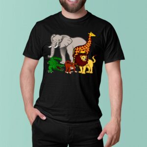 Kinder Geschenk fur Kinder Safari Tierfreunde shirt