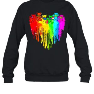 Love Dancing Bear Grateful dead watercolor hoodie, sweater, longsleeve, shirt v-neck, t-shirt