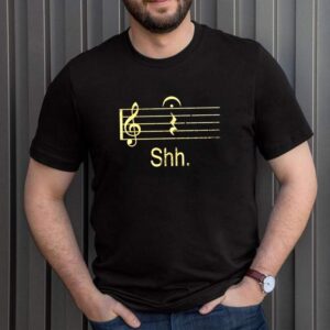 Music note shh shirt