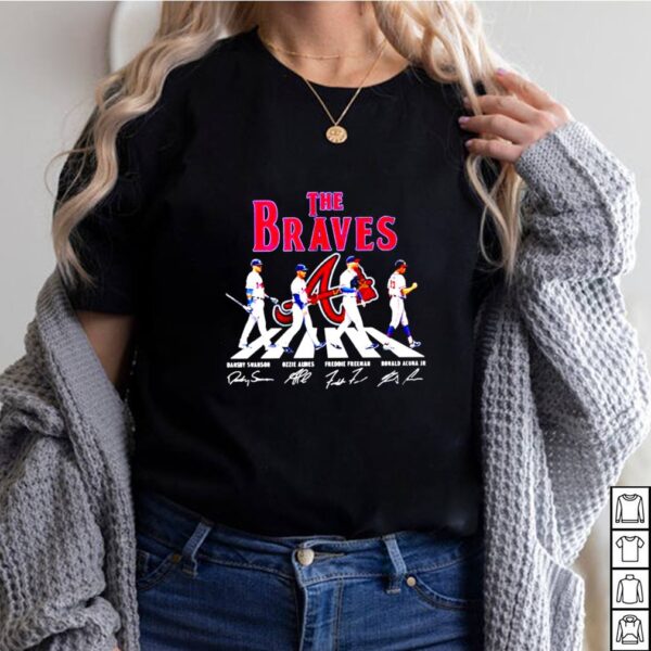 The Atlanta Braves abbey road signatures hoodie, sweater, longsleeve, shirt v-neck, t-shirt