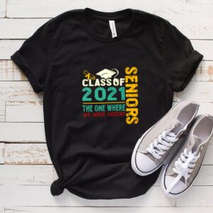 Vintage senior class of 2021 the one where we made history hoodie, sweater, longsleeve, shirt v-neck, t-shirt 3